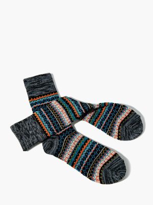 Fair Isle Crew Socks