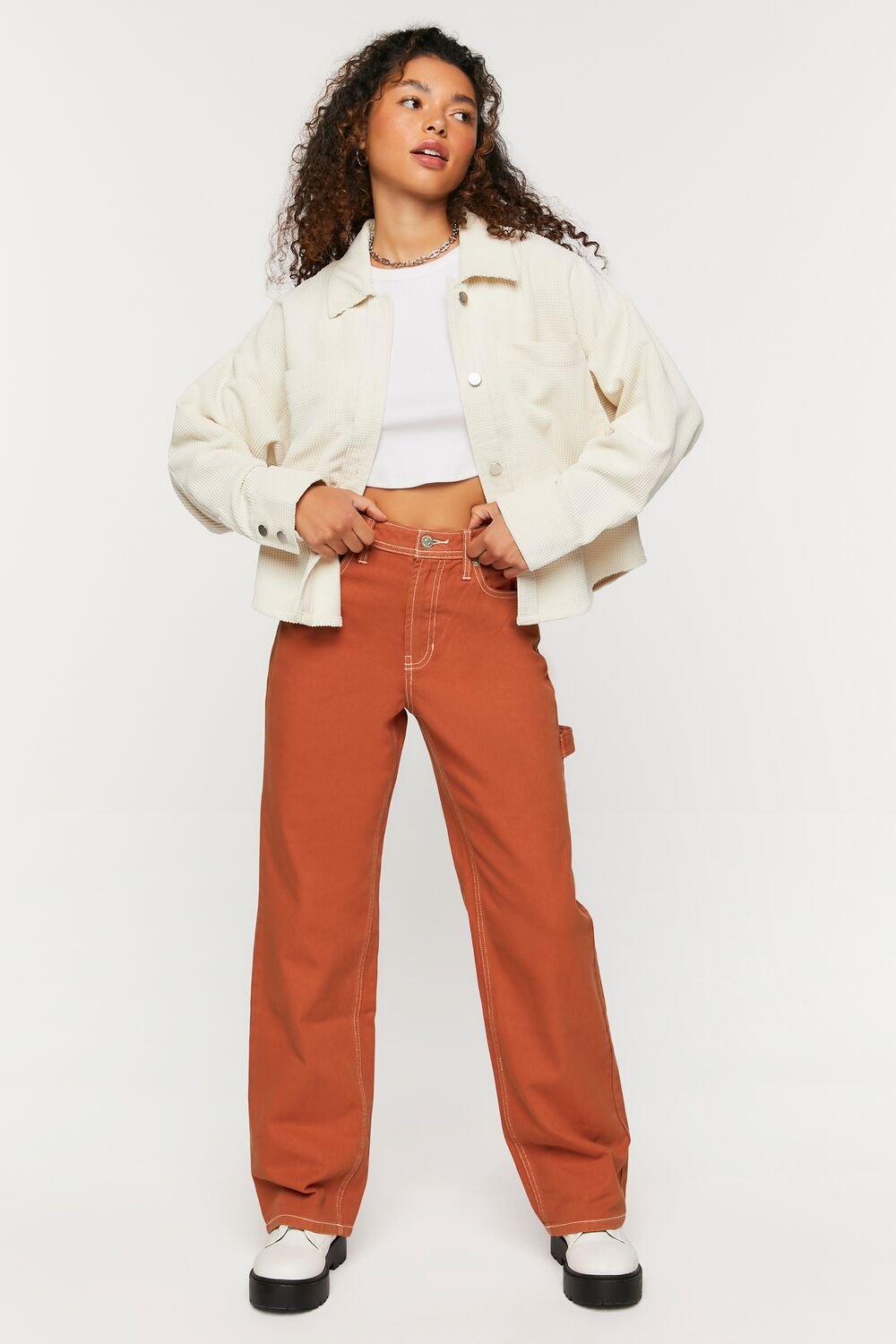 High-Rise Carpenter Dad Jeans - Image 11
