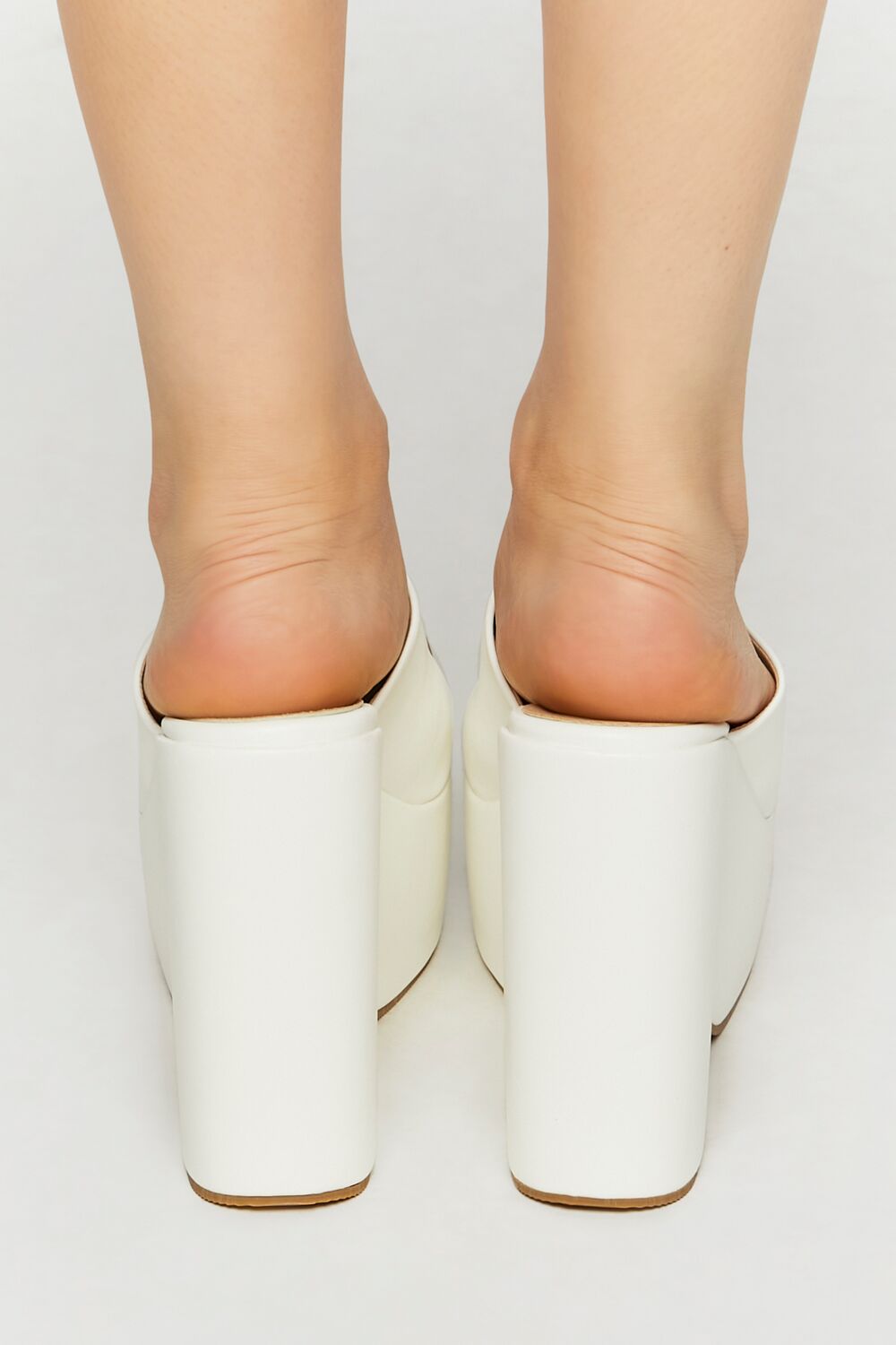 Faux Leather Platform Wedges - Image 4