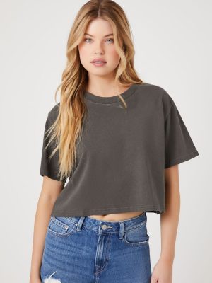 Cropped Crew Tee