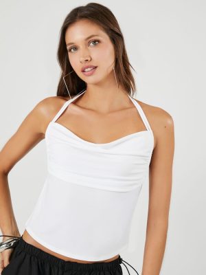 Cowl Halter Top