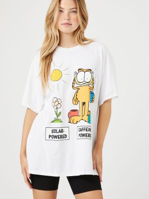 Oversized Garfield Graphic Tee