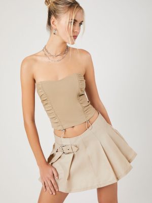 Toggle Drawstring Tube Top