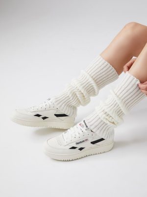 Ribbed Knit Leg Warmers