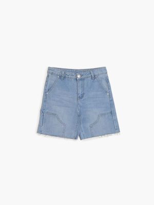 Girls Frayed Denim Shorts (Kids)