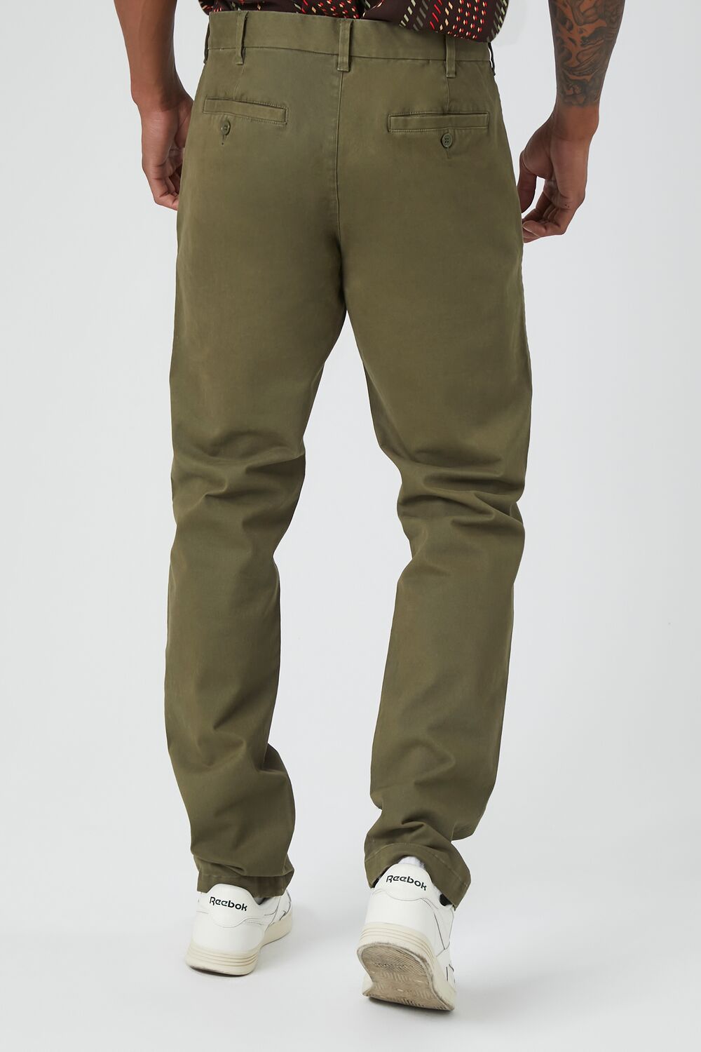 Twill Mid-Rise Slim-Fit Pants - Image 4