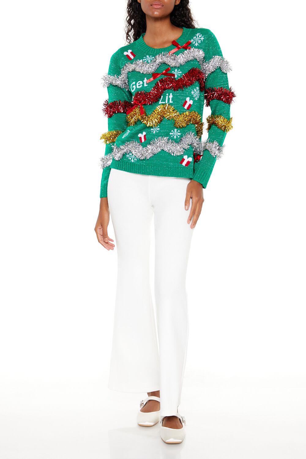 Get Lit Christmas Sweater - Image 2