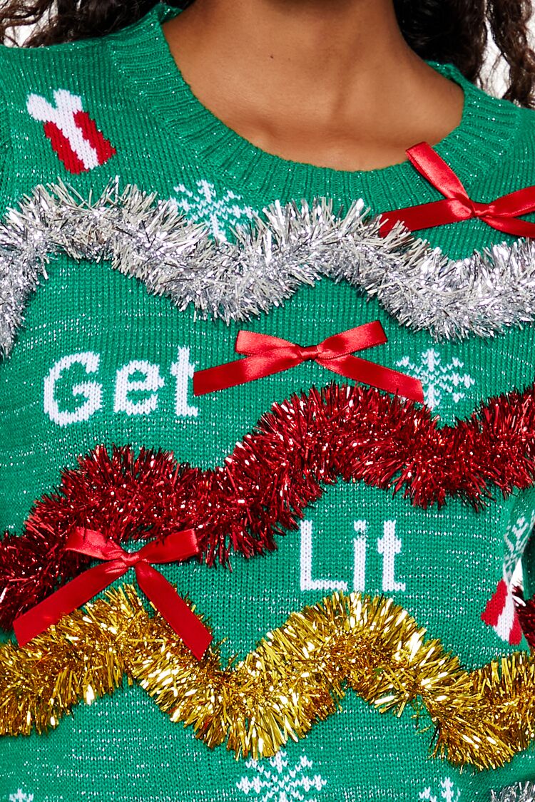 Get Lit Christmas Sweater - Image 3