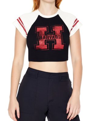 Raglan Harvard Graphic Baby Tee