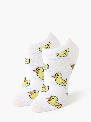 Duck Print Ankle Socks