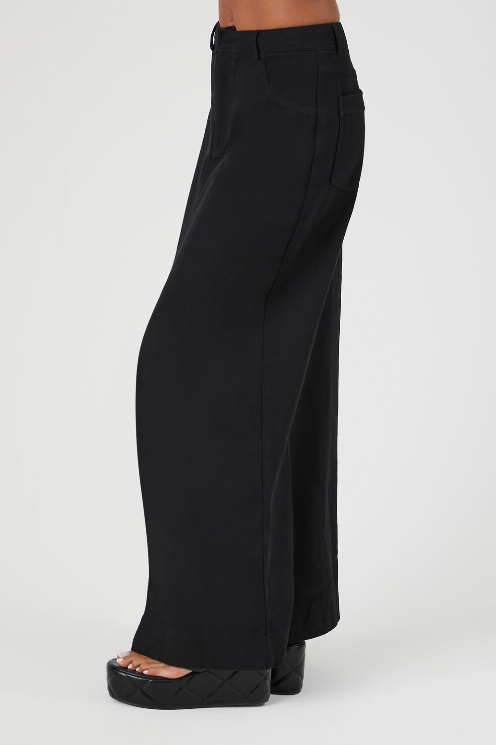 Twill Split-Hem Maxi Skirt - Image 3