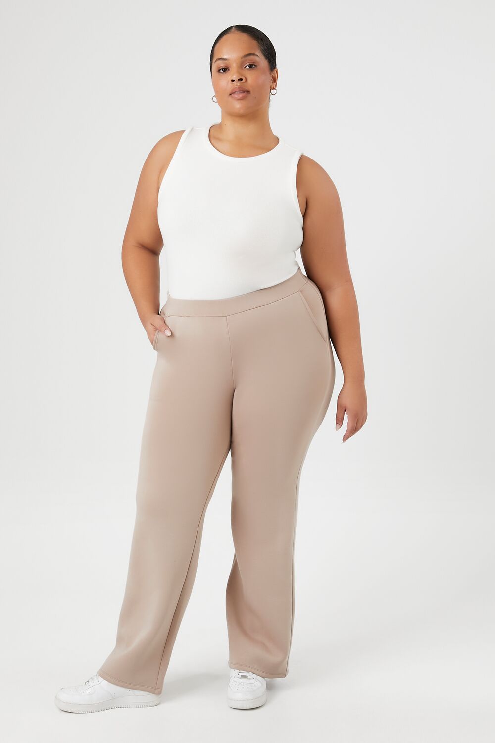 Plus Size Ribbed Knit Tank Top - Image 4