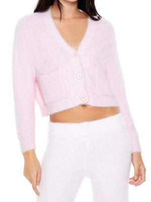 Fuzzy Cardigan Sweater