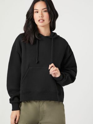 French Terry Drawstring Hoodie