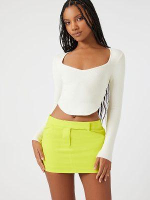 Sweater-Knit Crop Top