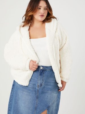 Plus Size Faux Shearling Jacket