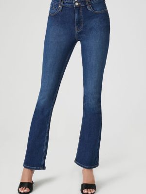 Denim High-Rise Bootcut Jeans