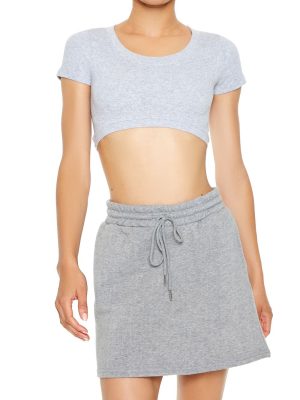 Active Seamless Cropped Tee