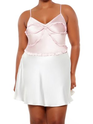 Plus Size Bow Cropped Cami