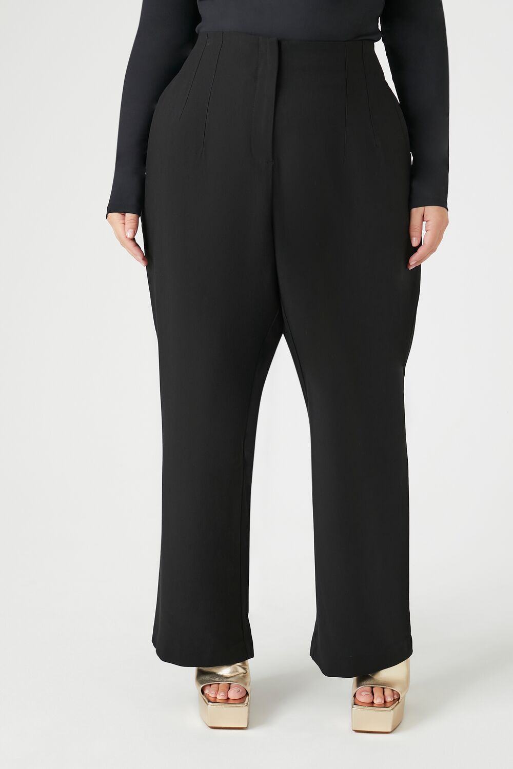 Plus Size High-Rise Straight Pants - Image 8