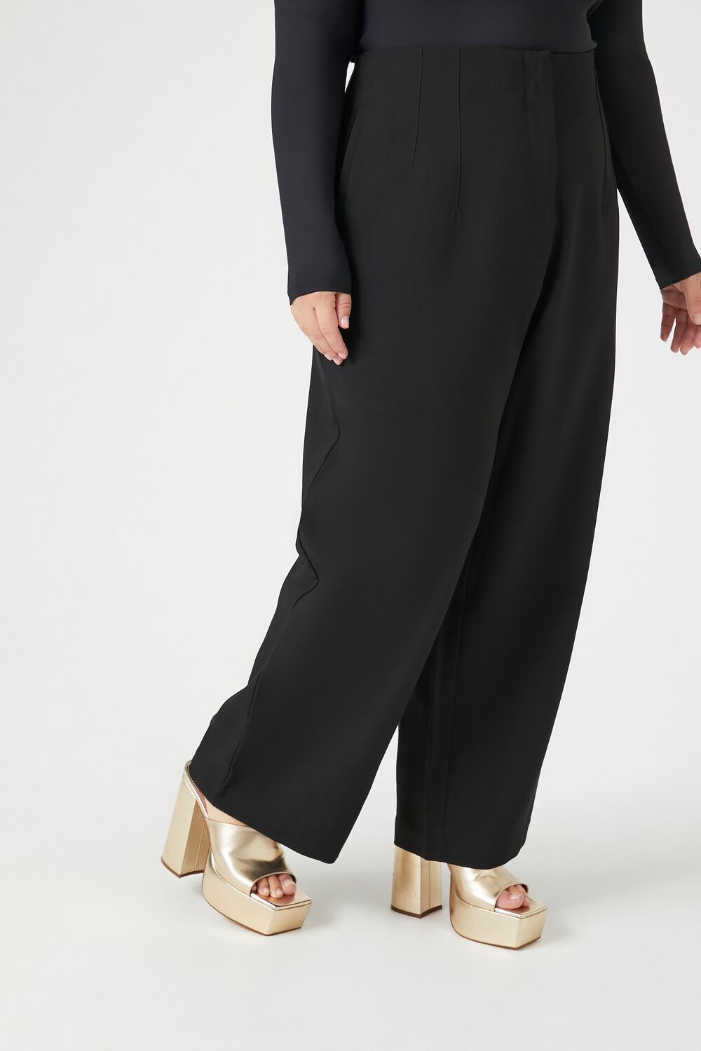 Plus Size High-Rise Straight Pants - Image 9
