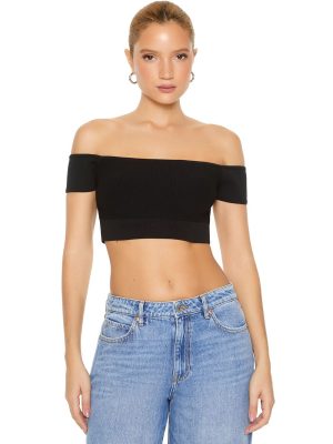 Sweater-Knit Crop Top