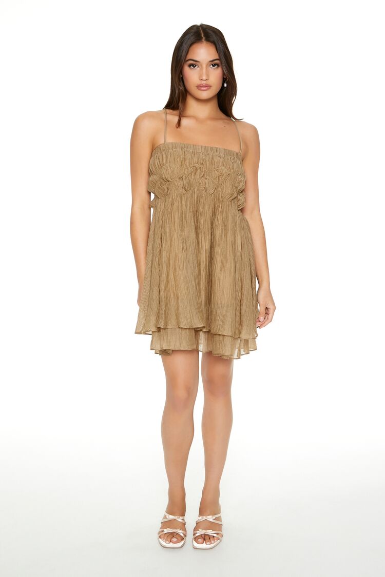 Layered Babydoll Mini Dress - Image 5