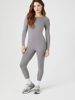 Fitted Open-Back Jumpsuit