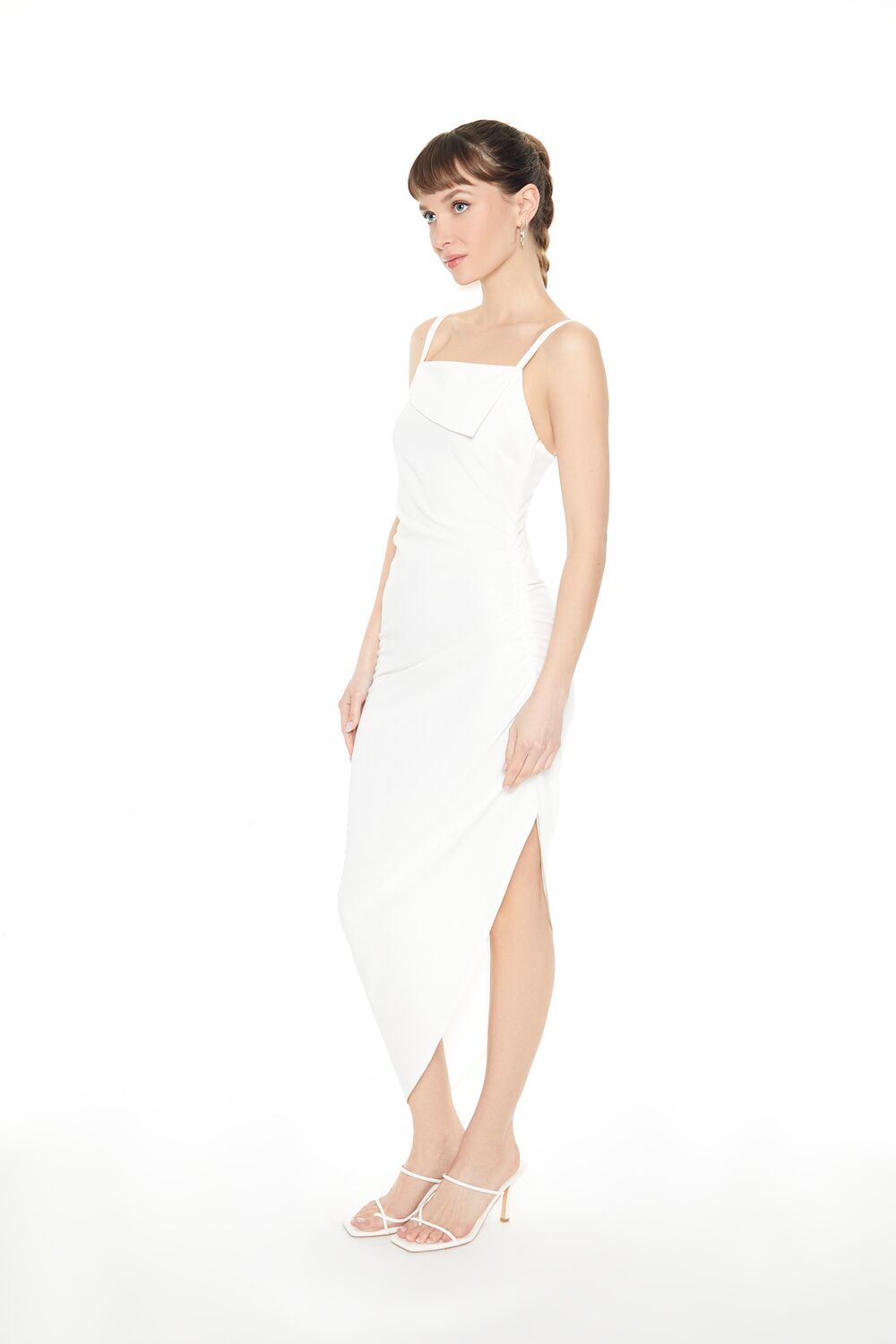 Asymmetrical Cami Midi Dress - Image 2