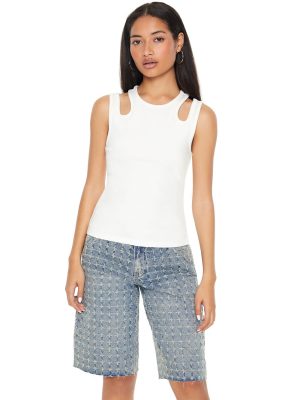 Cutout Tank Top