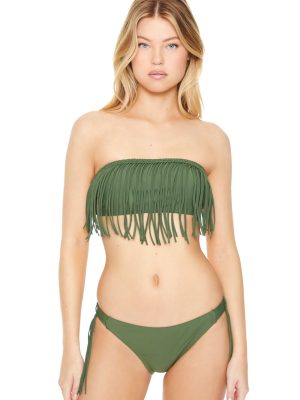 Fringe Cheeky Bikini Bottoms