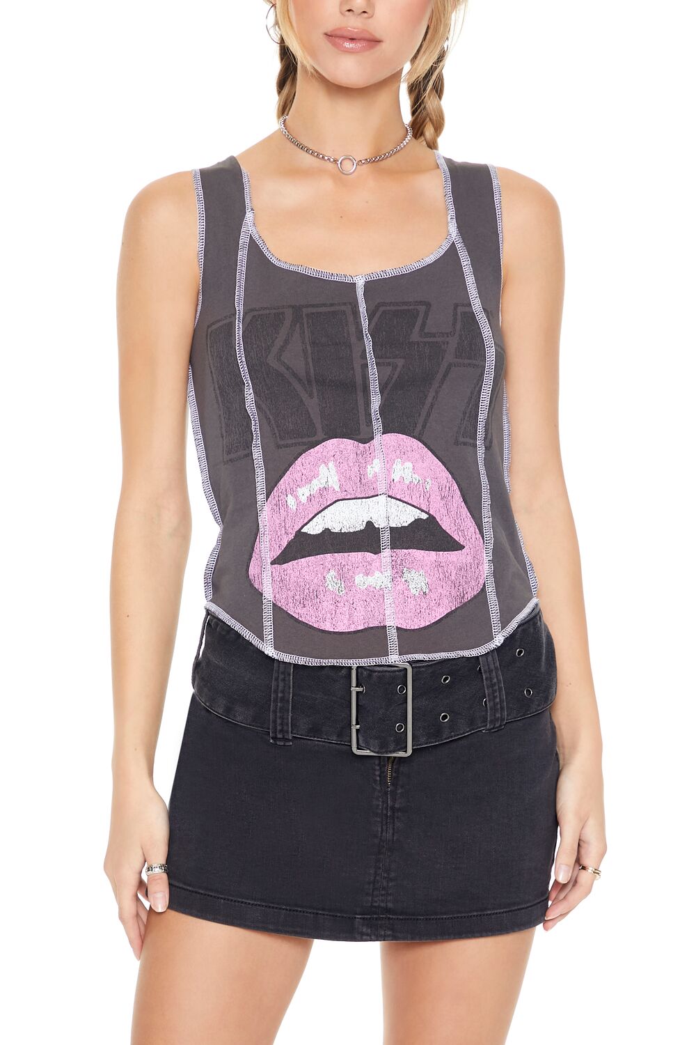 KISS Graphic Tank Top - Image 5
