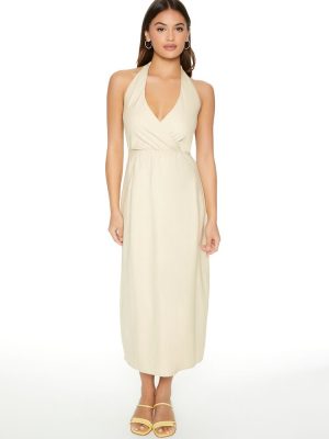 Surplice Halter Maxi Dress