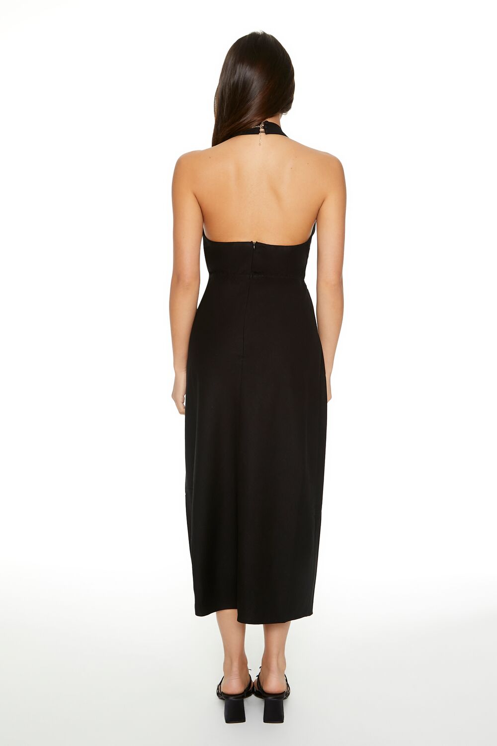 Surplice Halter Maxi Dress - Image 7