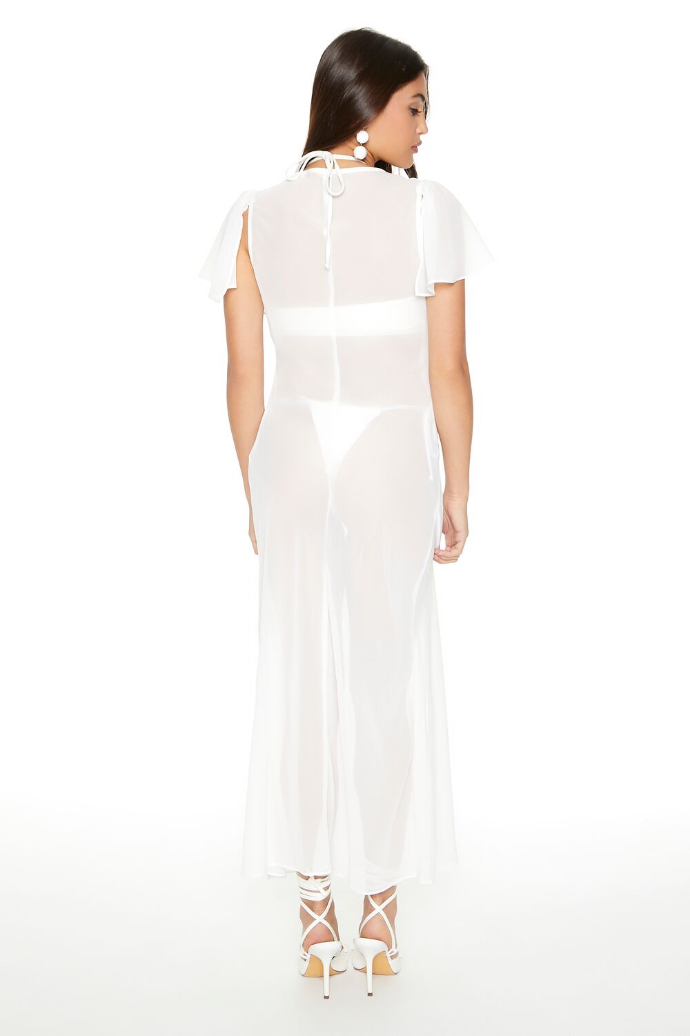 Sheer Chiffon Maxi Dress - Image 7
