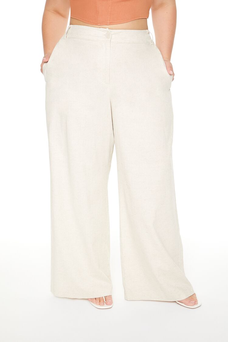 Plus Size High-Rise Wide-Leg Pants - Image 3