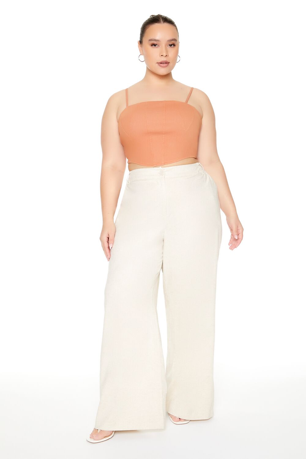 Plus Size High-Rise Wide-Leg Pants - Image 4