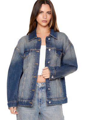 Stone Wash Denim Trucker Jacket