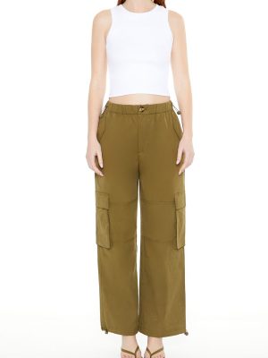 Toggle Drawstring Cargo Joggers