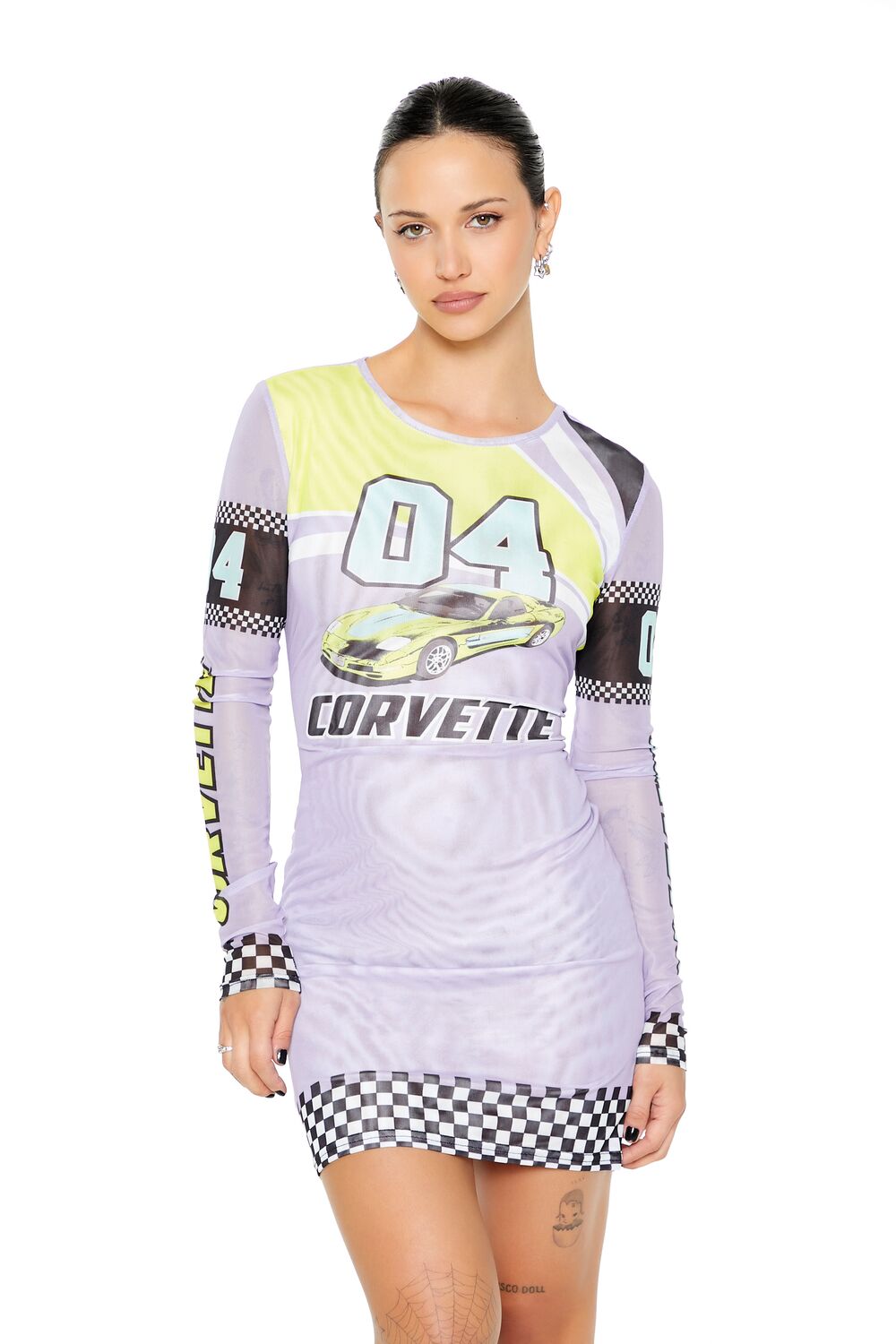 Corvette Graphic Mini Dress - Image 5