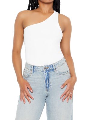 Sweater-Knit Thong Bodysuit