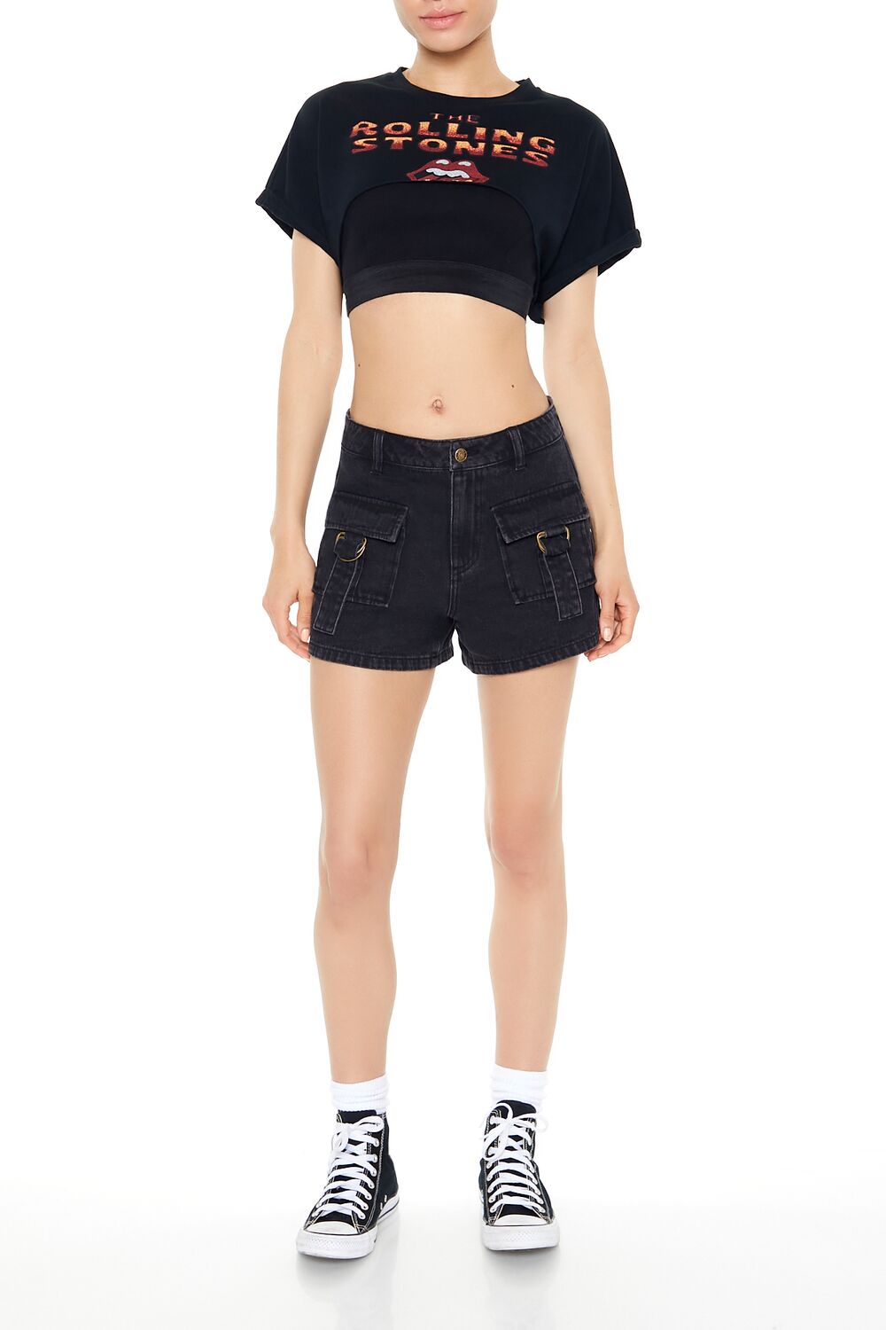 The Rolling Stones Cropped Tee - Image 4