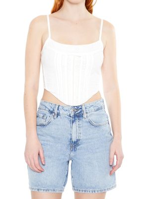 Floral Eyelet Bow Cami