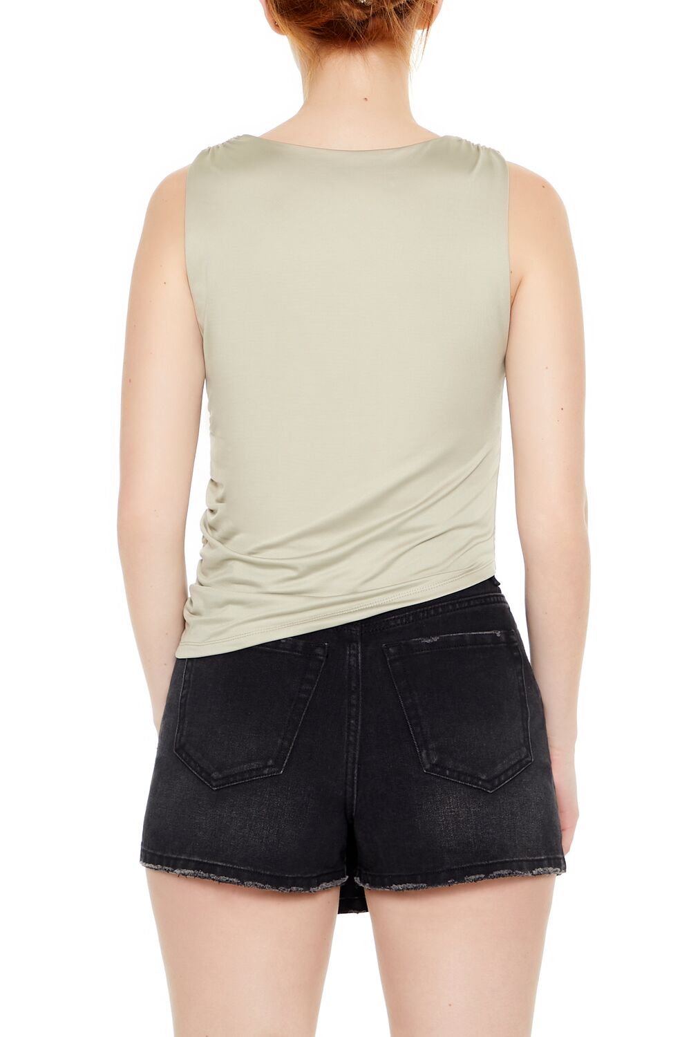 Contour Sculpt Asymmetrical Tank Top - Image 8