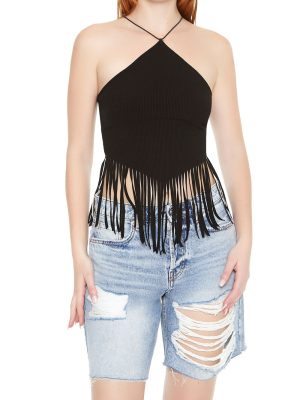 Fringe Cropped Cami