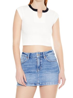 Ribbed Seamless Crop Top