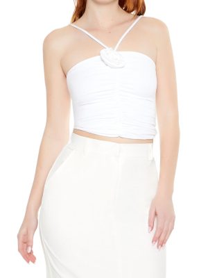 Cropped Rosette Cami