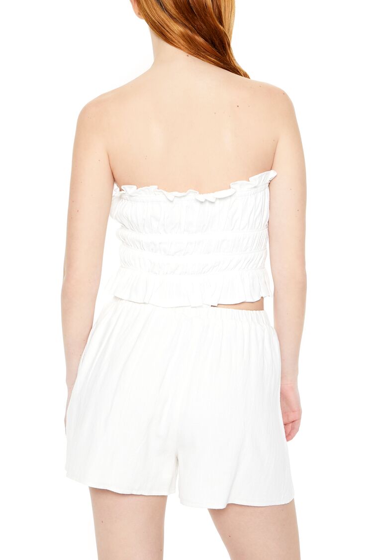 Tiered Ruffle-Trim Tube Top - Image 8