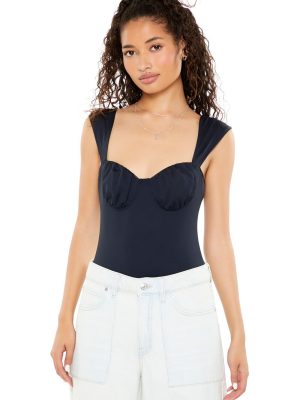 Ruched Sweetheart Bodysuit