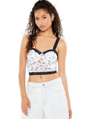 Floral Print Cropped Cami
